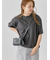 パターンメッシュTシャツ