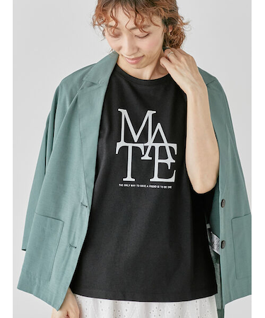 重ねロゴプリントTシャツ《2025summer catalog item》