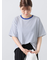【接触冷感】細ボーダーTシャツ
