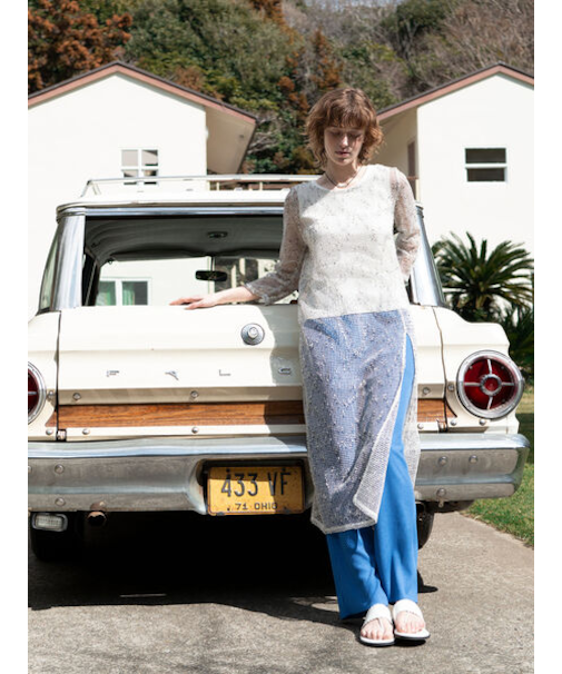 メッシュニットワンピース《2025summer catalog item》