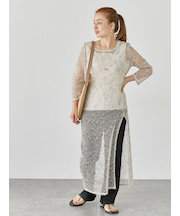 メッシュニットワンピース《2025summer catalog item》