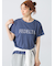 ピグメントロゴプリントTシャツ