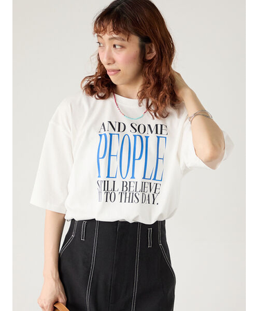 【接触冷感】ビッグロゴリラックスTシャツ