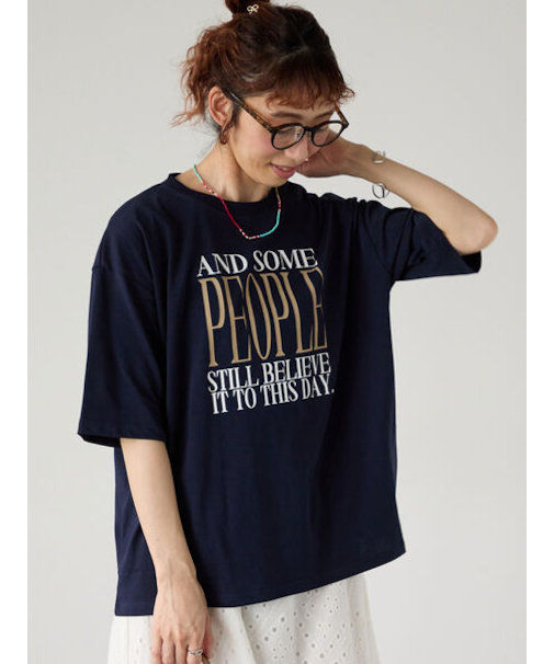 【接触冷感】ビッグロゴリラックスTシャツ