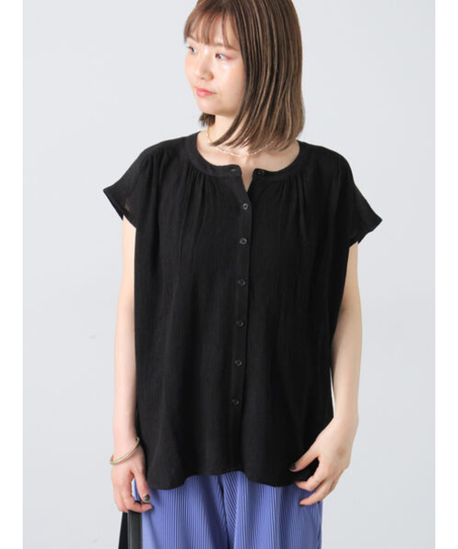 楊柳フレンチスリーブブラウス