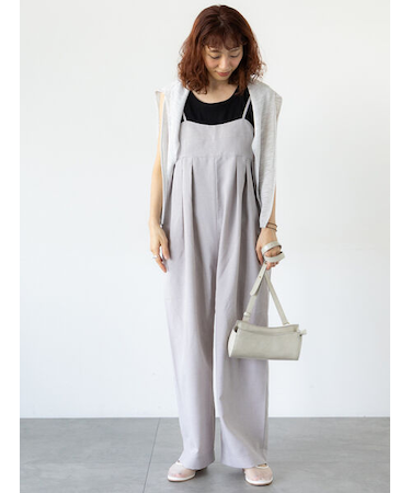 麻調サロペット