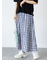 麻風ブロックチェックスカート