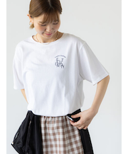 前後エンブロイダリーTシャツ
