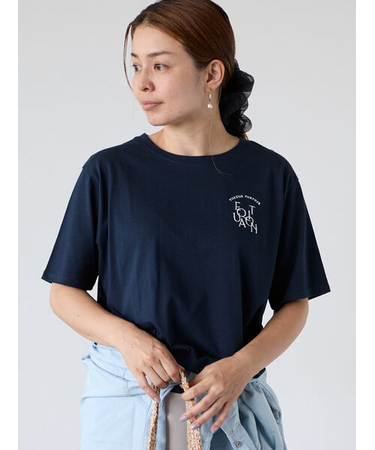 前後エンブロイダリーTシャツ