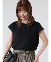 【接触冷感】フレンチスリーブTシャツ