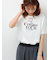 メガネ刺繍プリントTシャツ
