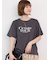 メガネ刺繍プリントTシャツ