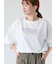 かすれロゴプリントTシャツ