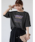 かすれロゴプリントTシャツ