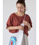 プレーティング袖タックTシャツ