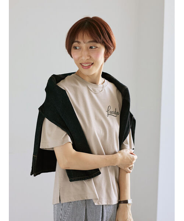 【接触冷感】ワンポイントロゴTシャツ