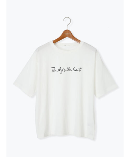 【接触冷感】筆記体ロゴBIGTシャツ
