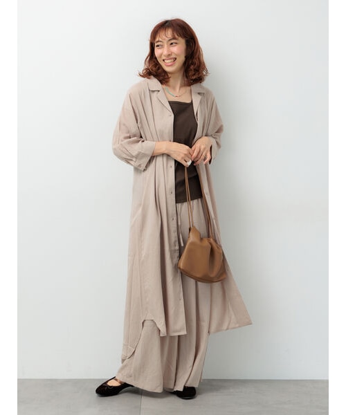 IENA リネンバンドカラー シャツワンピース 36サイズ｜Yahoo!フリマ