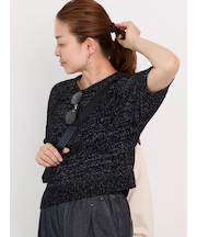 ラグラン半袖プルオーバーニット《2025autumn catalog item》