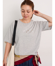 【接触冷感】箔プリントロゴTシャツ
