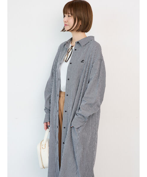 刺繍入りアソートシャツワンピース《2025autumn catalog item