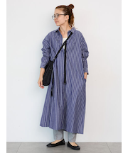 刺繍入りアソートシャツワンピース《2025autumn catalog item》