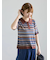 マルチボーダーポロニット《2025autumn catalog item》