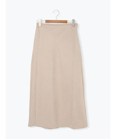 スウェード調バイアススカート《2025autumn catalog item》