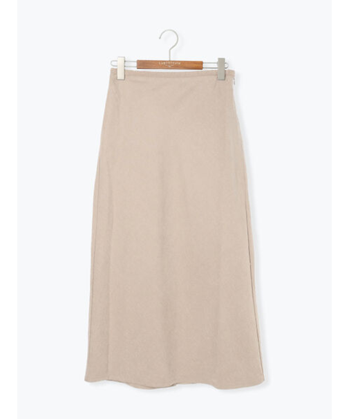 スウェード調バイアススカート《2025autumn catalog item》