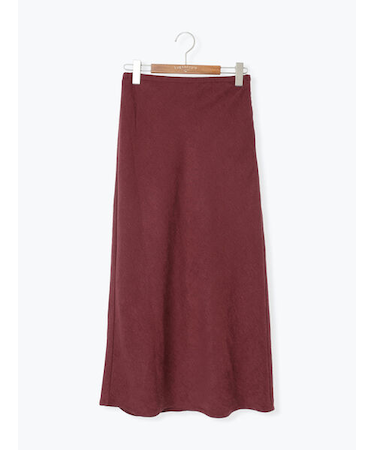スウェード調バイアススカート《2025autumn catalog item》