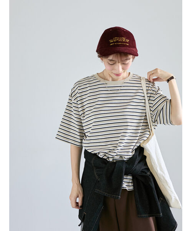 マルチボーダーTシャツ