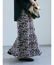 花柄クリンクルギャザースカート《2025autumn catalog item》