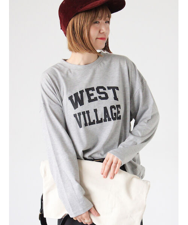 プリントアソートロングTシャツ