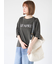 ピグメントグリッターロゴ7分袖Tシャツ
