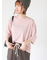 ピグメントグリッターロゴ7分袖Tシャツ