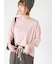 ピグメントグリッターロゴ7分袖Tシャツ