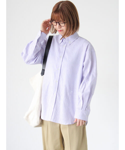 刺繍入りアソートオックスフォードシャツ《2025autumn catalog item》