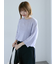 テープヤーンクルーネックニット