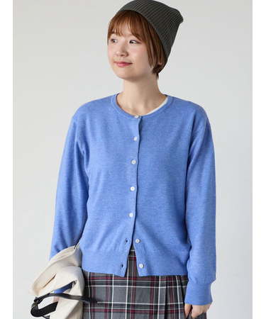 もちもちクルーネックカーディガン