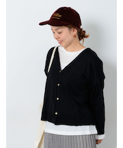 無地/柄アソートVネックカーディガン