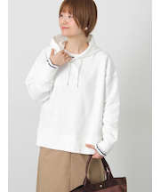 ソフト裏毛サイドスリットパーカ