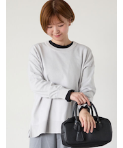 無地/柄アソートクルーネックニット