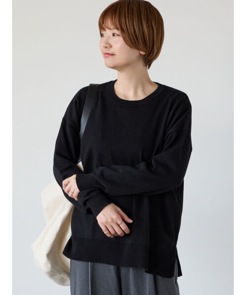 無地/柄アソートクルーネックニット