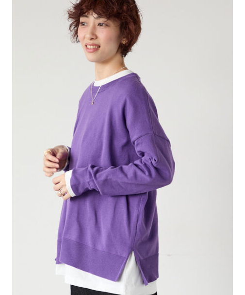 無地/柄アソートクルーネックニット