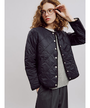 パッカブルノーカラーブルゾン