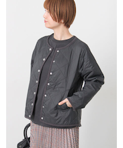 パッカブルノーカラーブルゾン