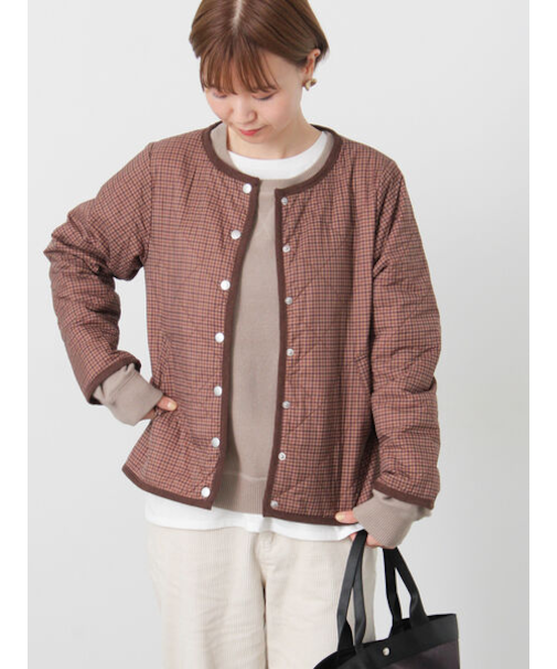 パッカブルノーカラーブルゾン