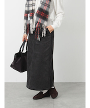 コーデュロイベイカースカート