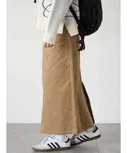 コーデュロイベイカースカート