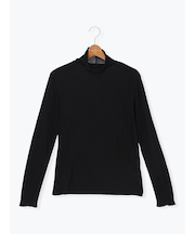 シフォン天竺ハイネックトップス